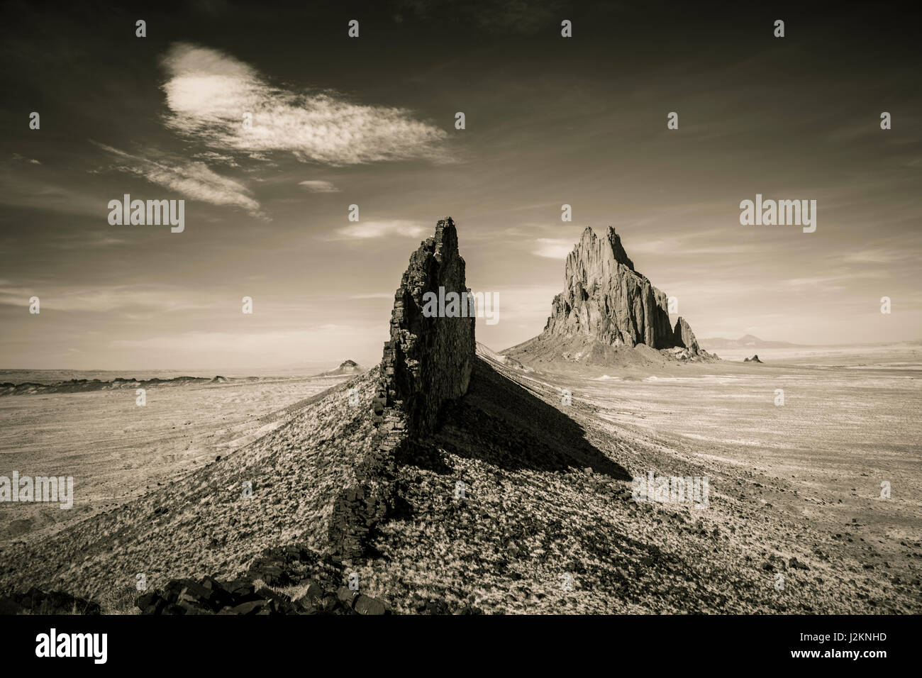 Shiprock formation, Shiprock, New Mexico Stock Photo Alamy