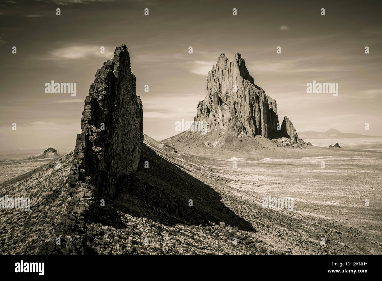 Shiprock formation, Shiprock, New Mexico Stock Photo Alamy