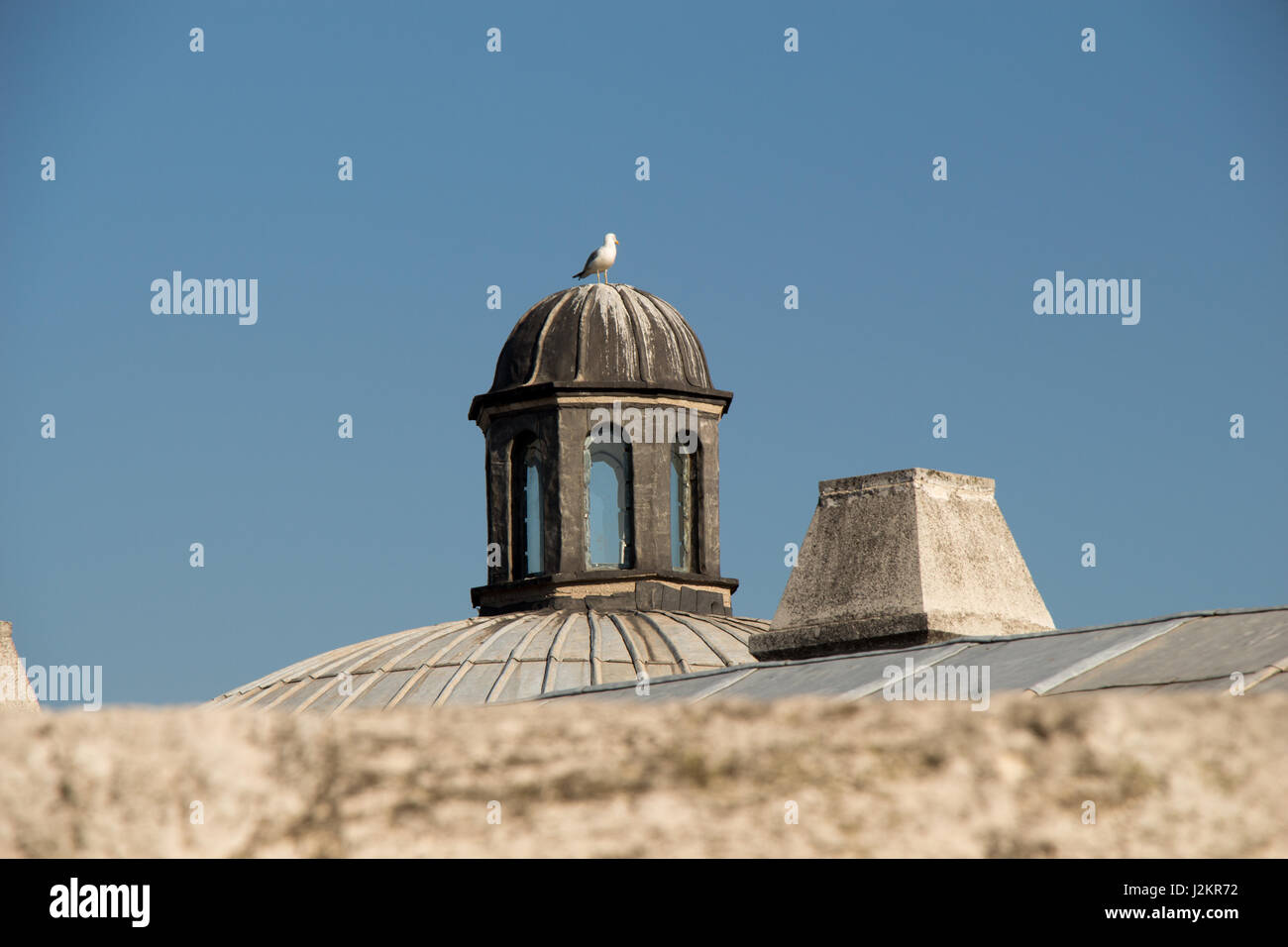 Roof Example of Ottoman Turkish architecture in Istanbul Stock Photo