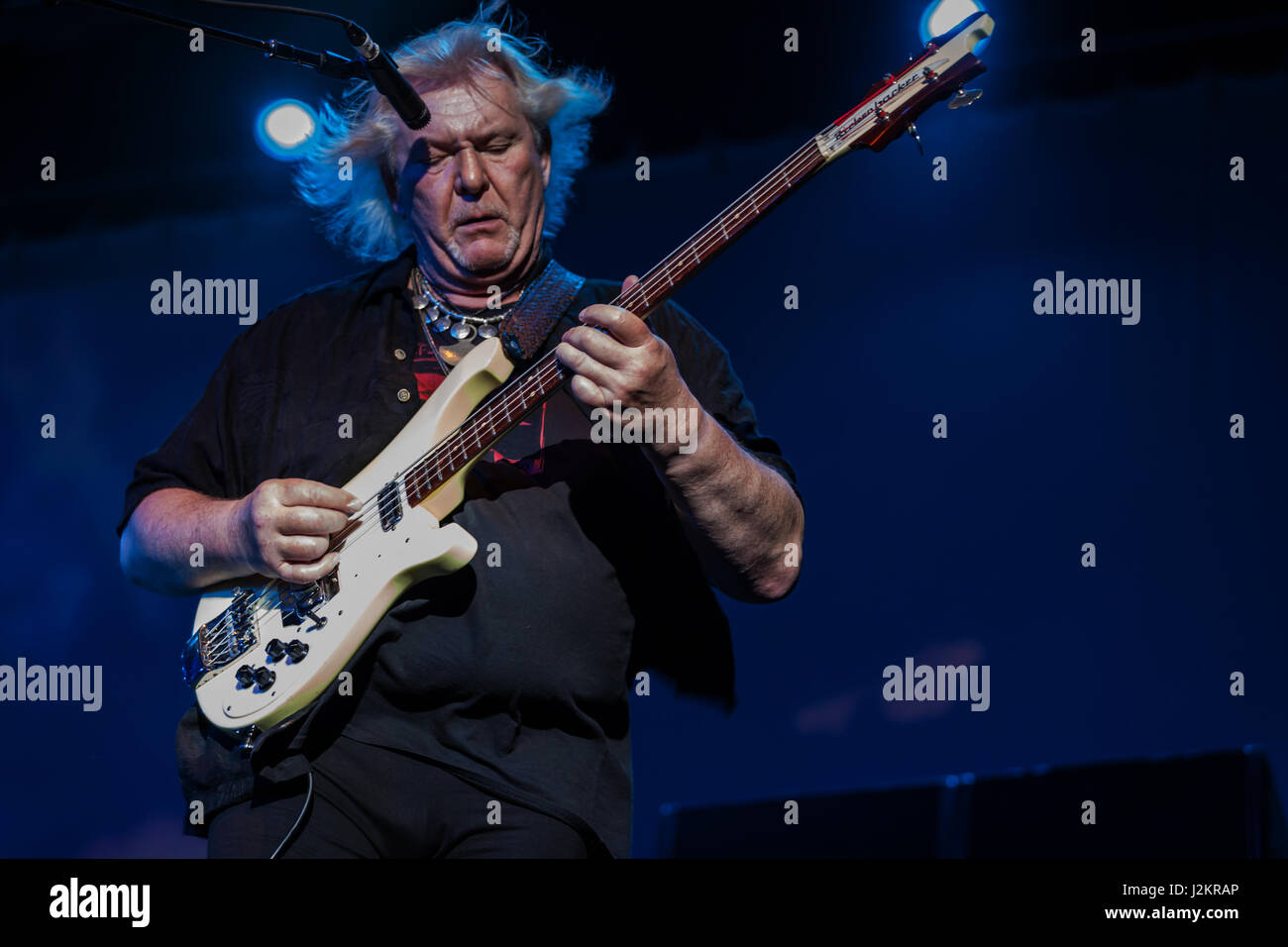 Chris Squire, bassist was a founder member of the English rock band Yes Stock Photo Alamy