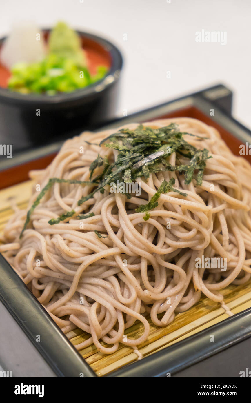 Soba ramen is buckwheat noodles, japanese style food Stock Photo Alamy