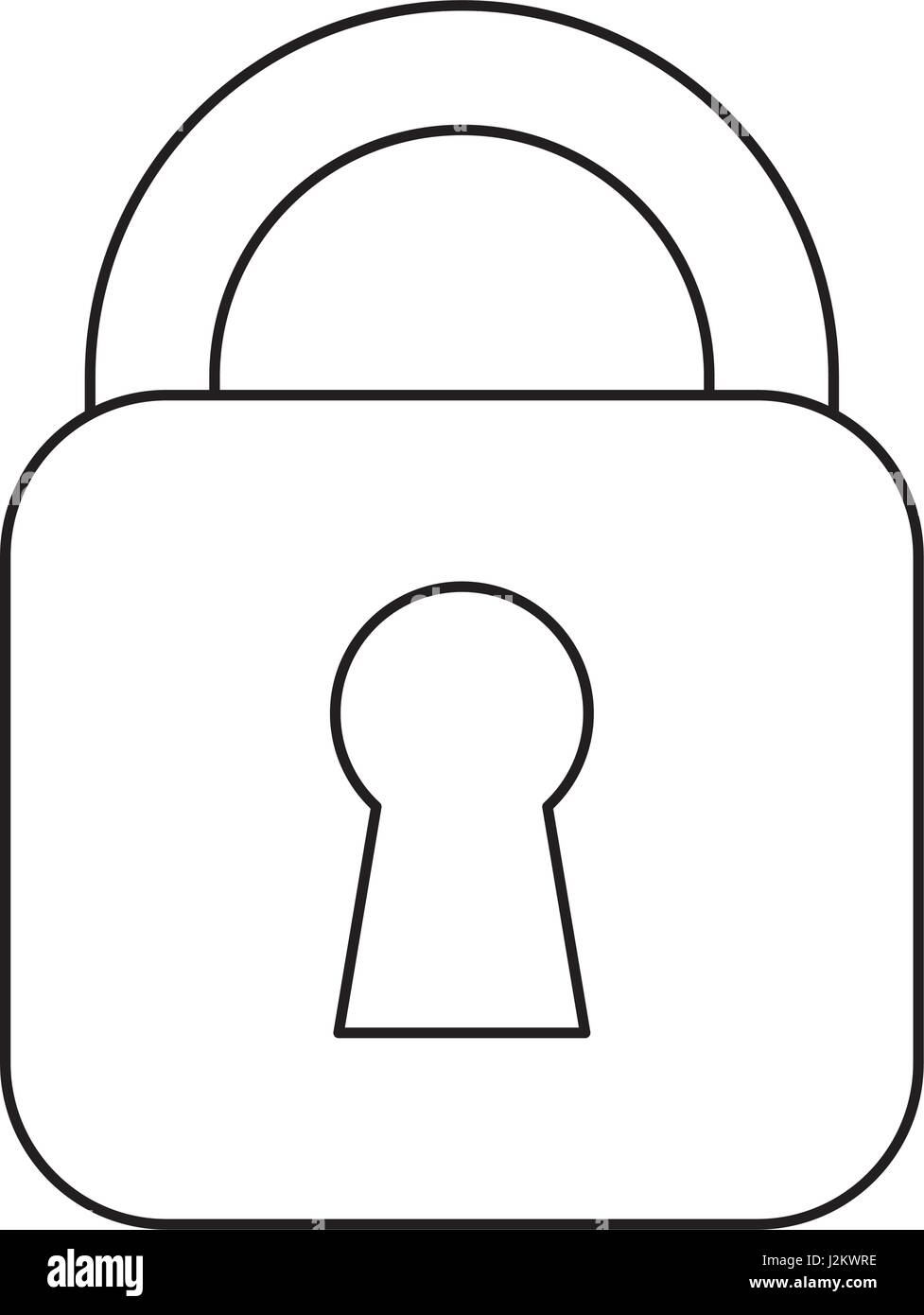 security padlock icon Stock Vector Image & Art - Alamy