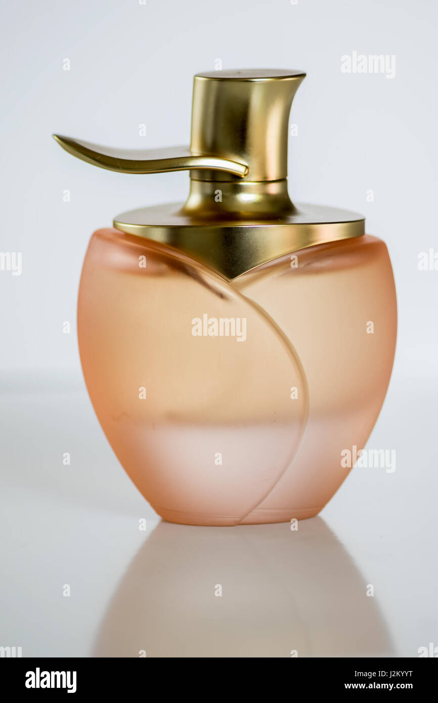 Ladies perfume bottle in shape of apple Stock Photo Alamy