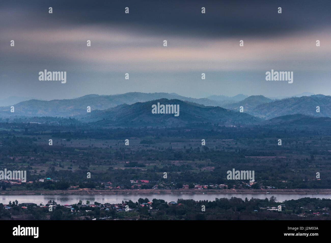 Mountain and nature on a cloudy sky Stock Photo - Alamy