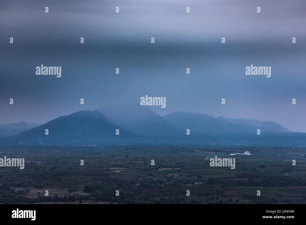 Mountain and nature on a cloudy sky Stock Photo - Alamy