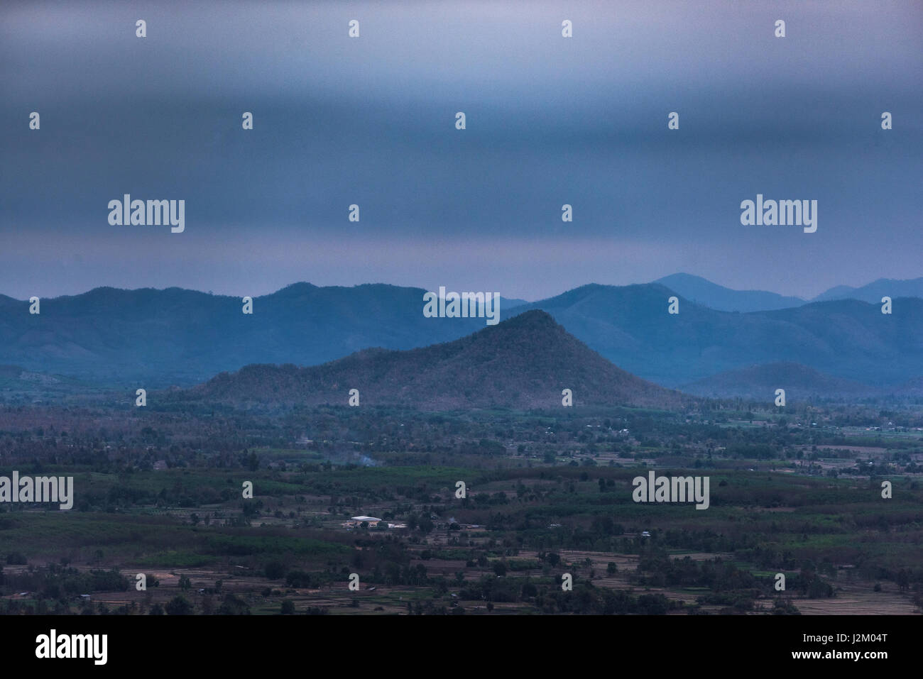 Mountain and nature on a cloudy sky Stock Photo - Alamy