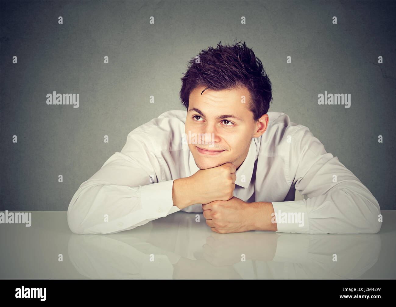 Ponder contemplate hi-res stock photography and images - Alamy