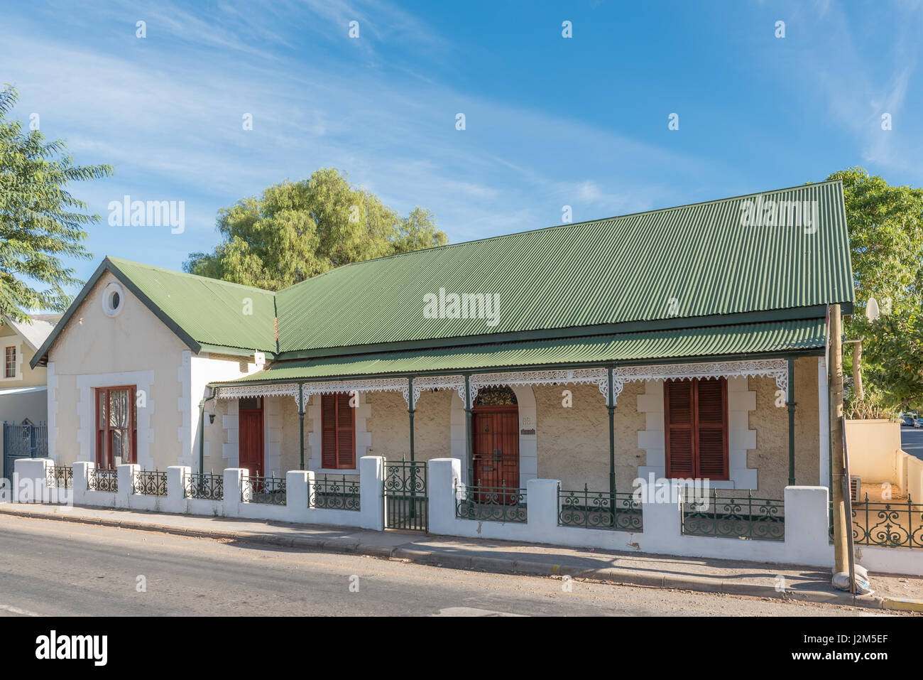 Corrugated Iron House South Africa High Resolution Stock Photography