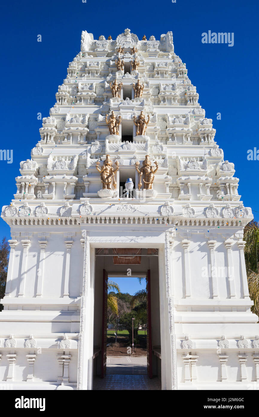 USA, California, Los Angelesarea, Calabasas, Malibu Hindu Temple Stock