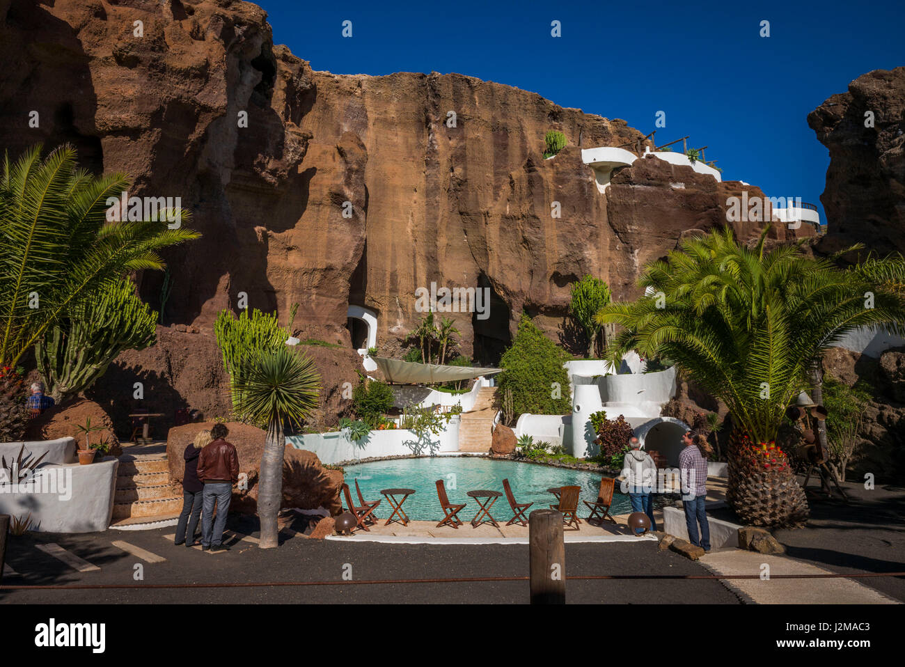 Spain, Canary Islands, Lanzarote, Oasis de Nazaret, Lagomar, former