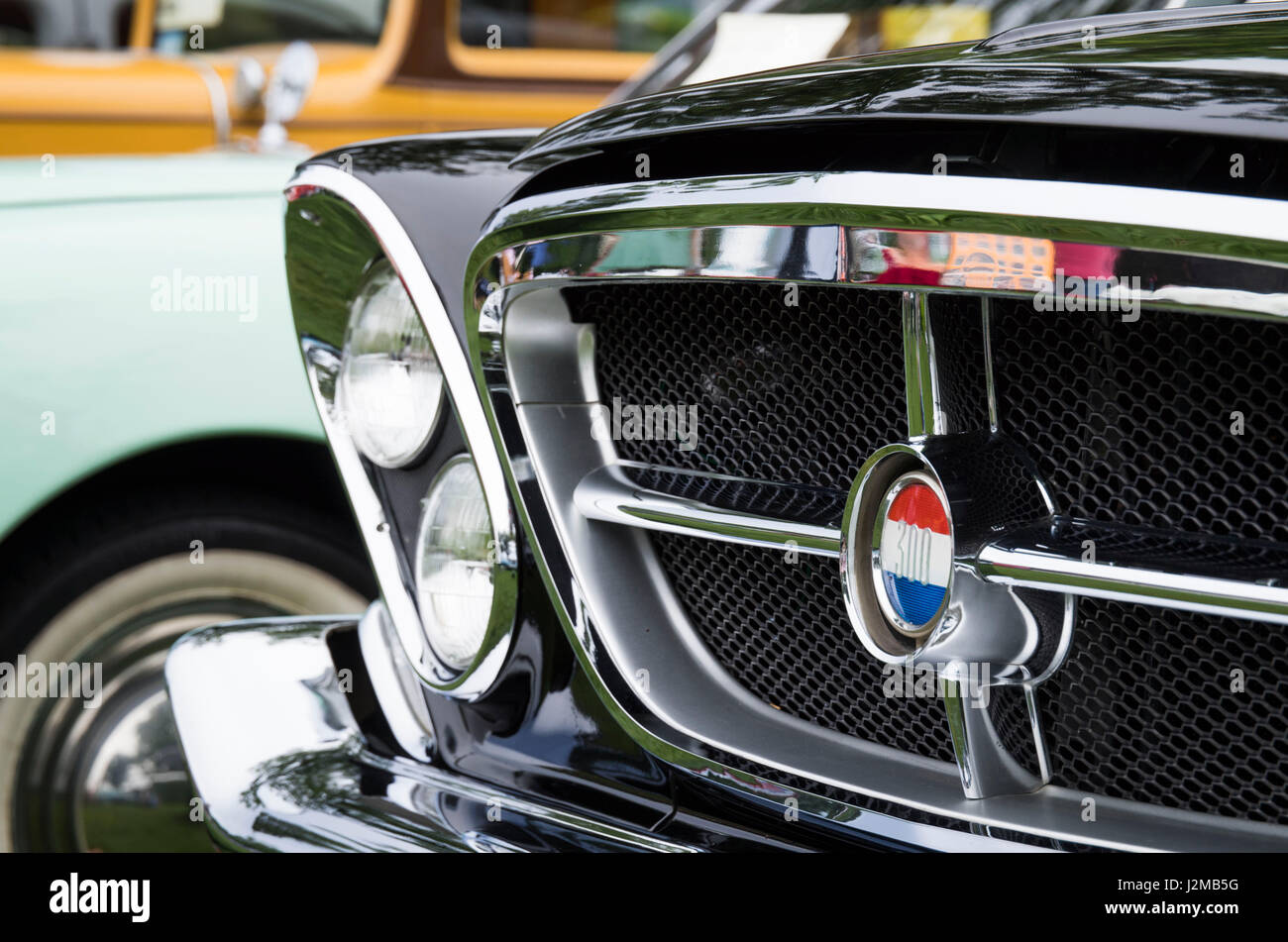 USA, Massachusetts, Beverly Farms, antique cars, 1960s Chrysler 300