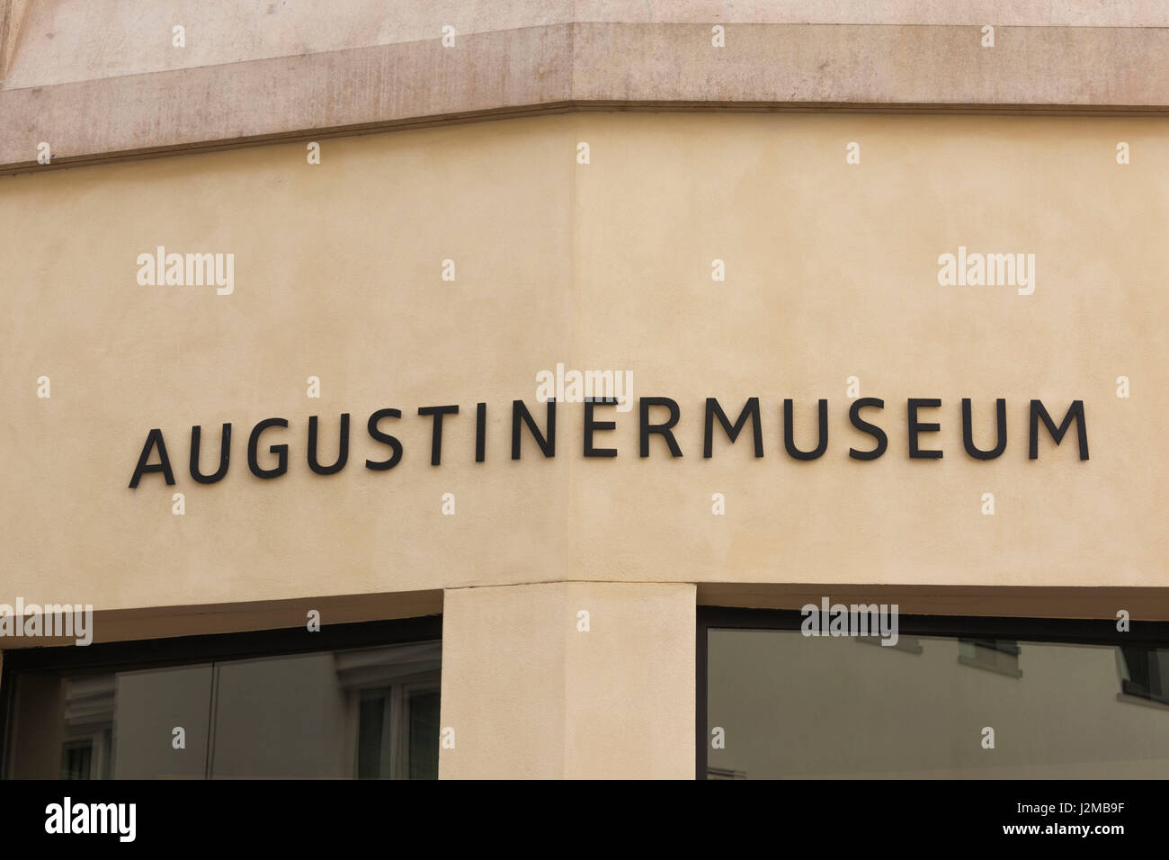 Germany, Baden-Wurttemburg, Black Forest, Freiburg-im-Breisgau, Altstadt, Old Town, detail of the Augustiner Museum Stock Photo