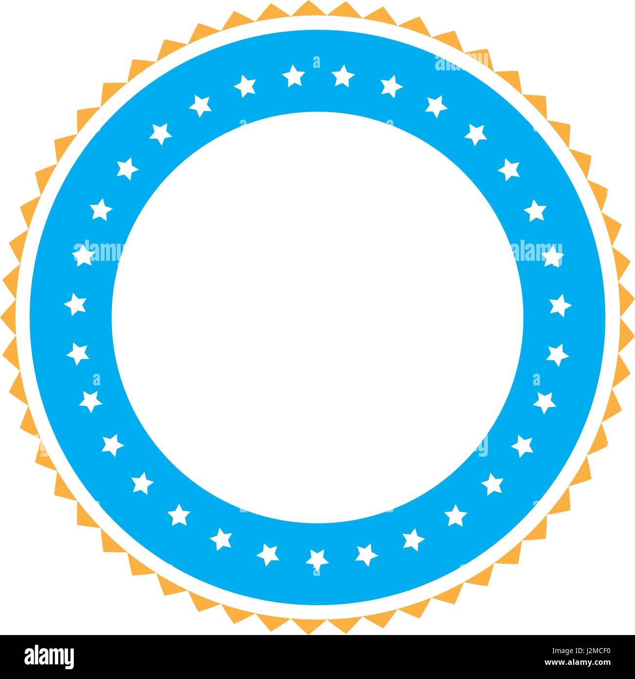 Emblem Star Stamp Sticker Blank Design Stock Vector Image And Art Alamy