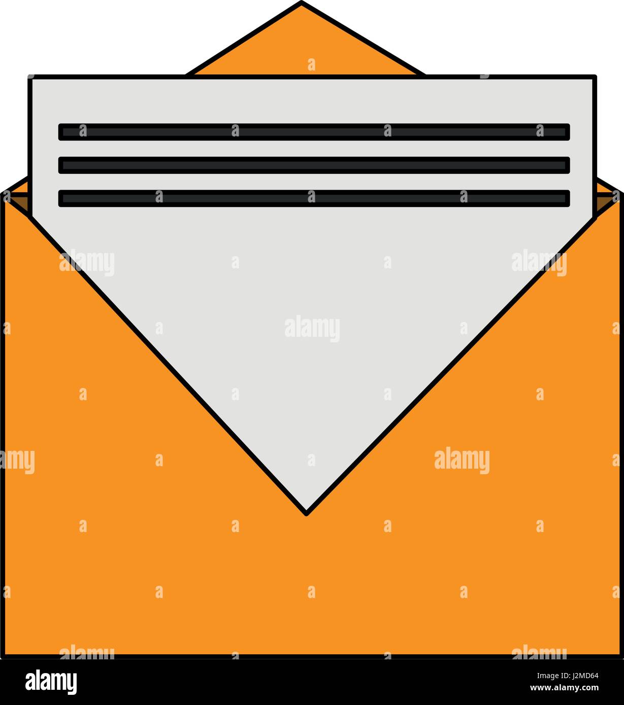 colorful graphic envelopes opened with sheet Stock Vector Image & Art