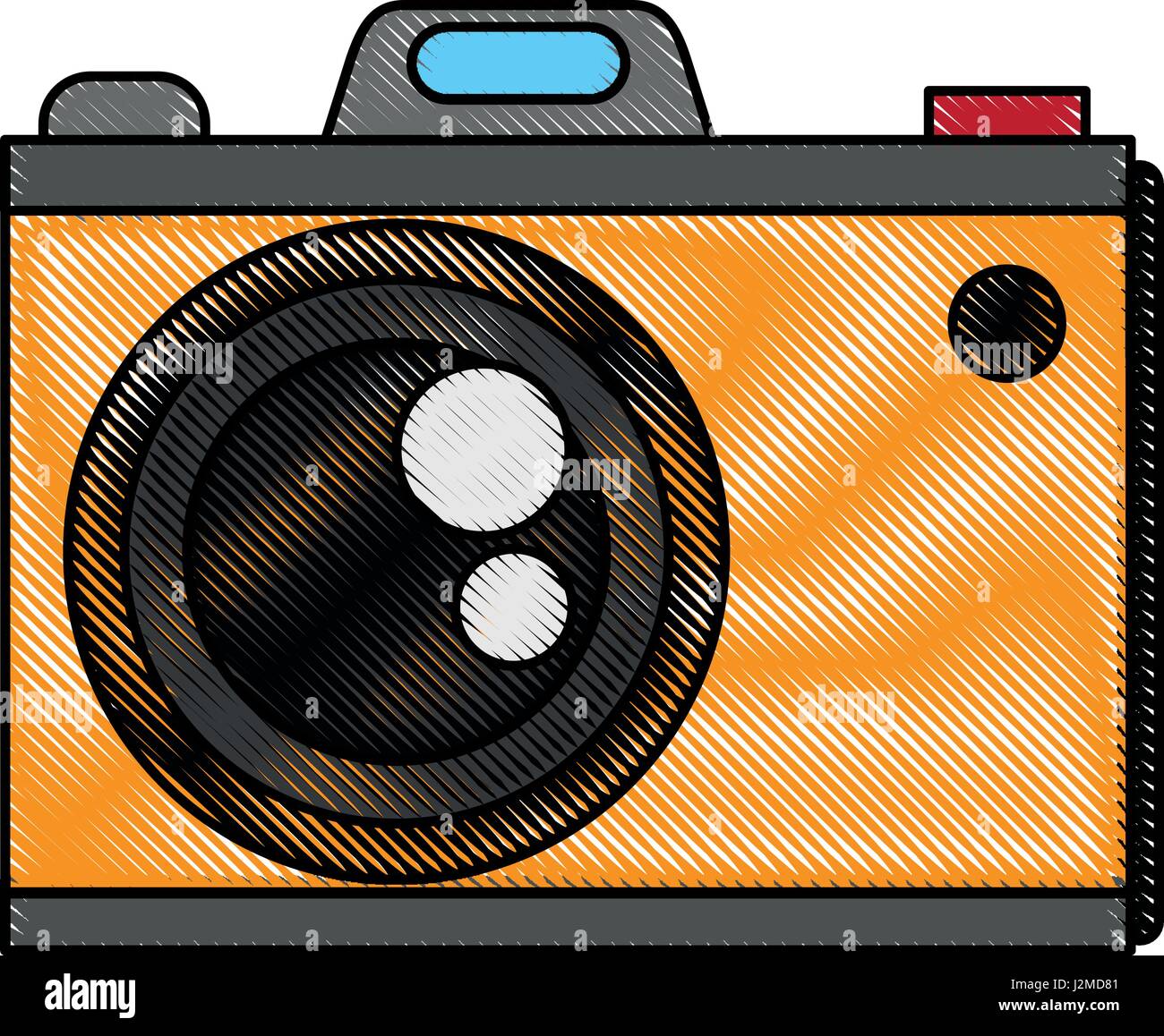 color blurred stripe analog camera with flash Stock Vector Image & Art ...