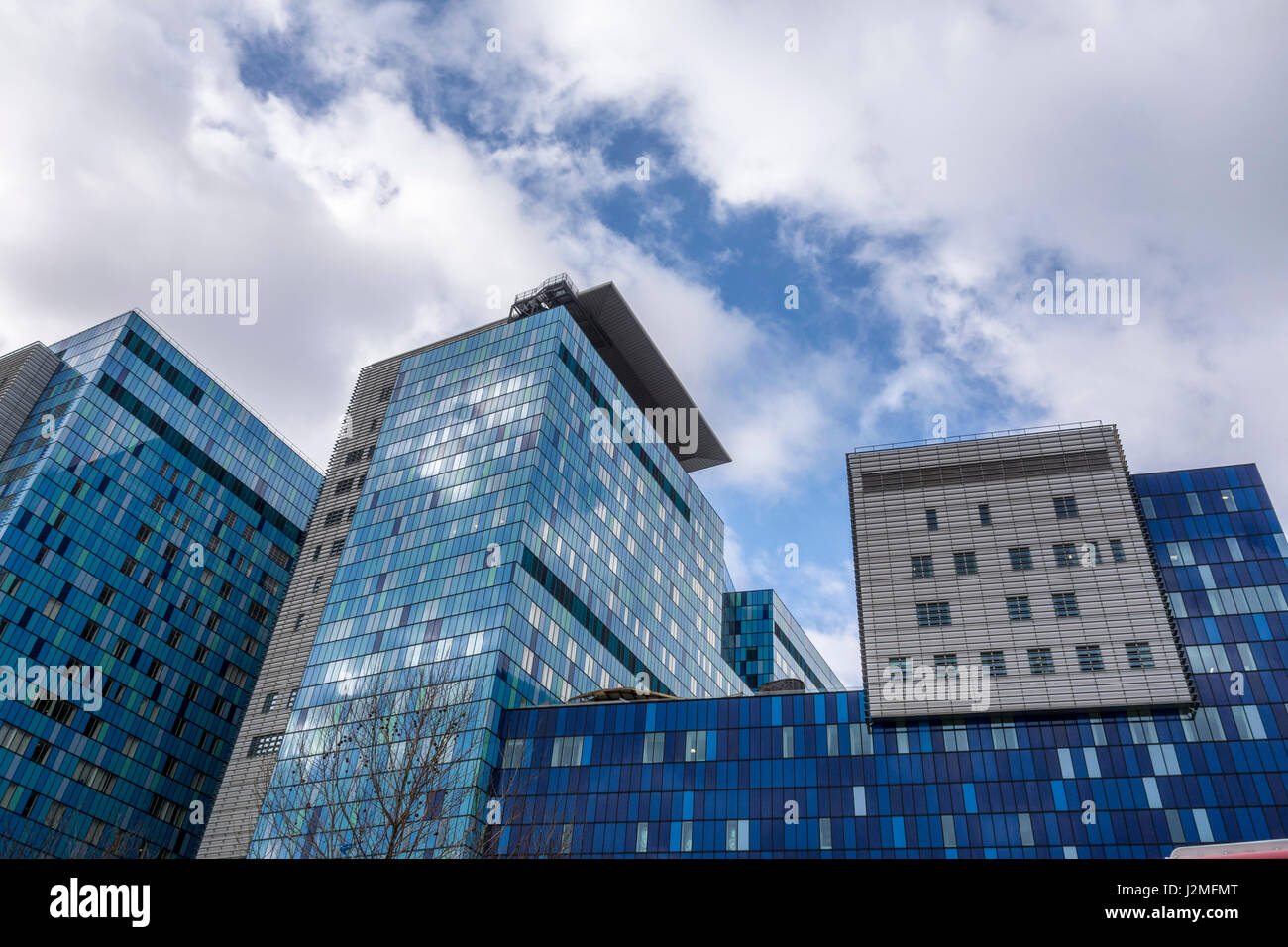 The Royal London Hospital, modern buildings, Whitechapel, London, UK Stock Photo