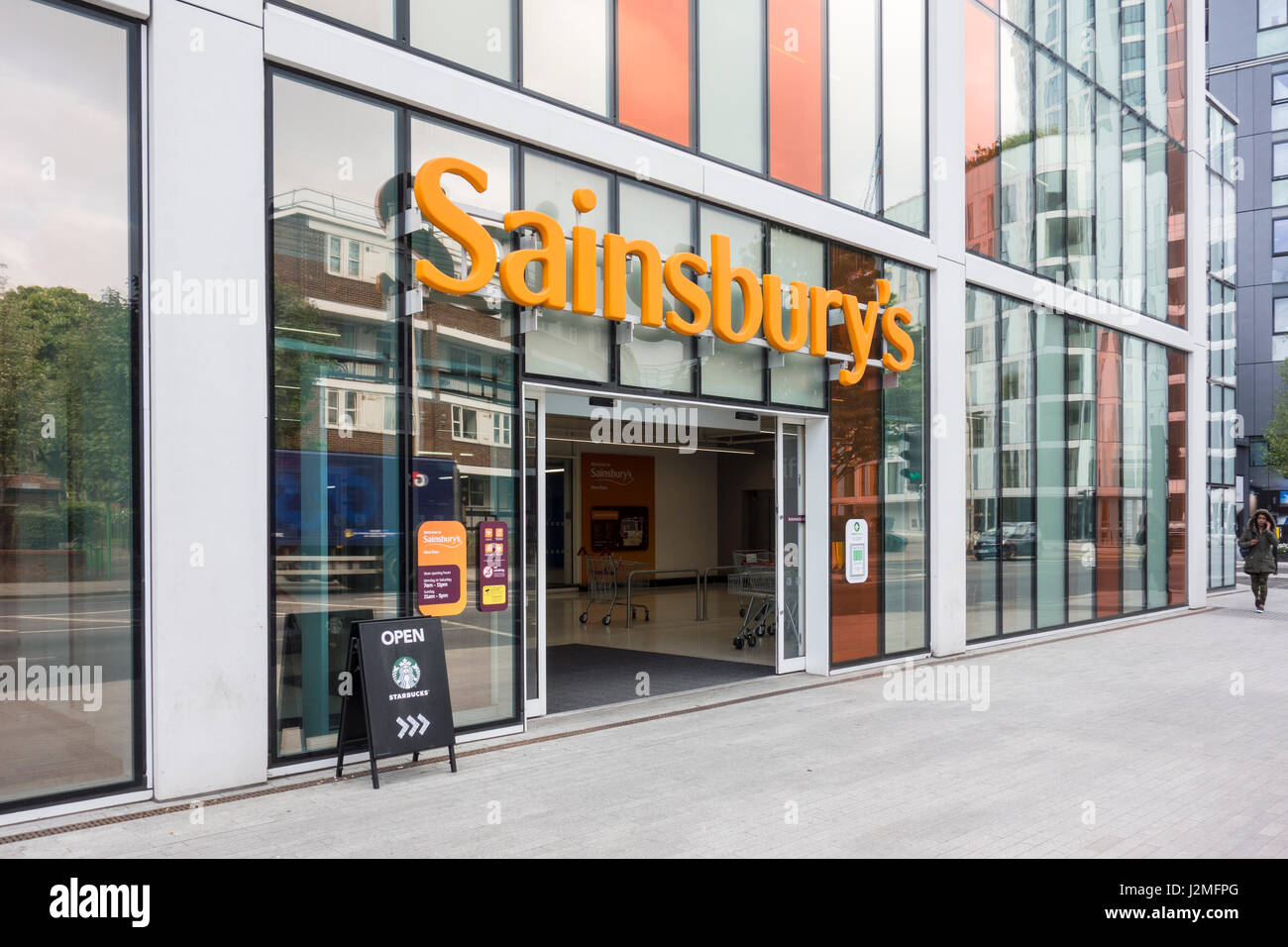 Sainsburys front entrance hires stock photography and images Alamy