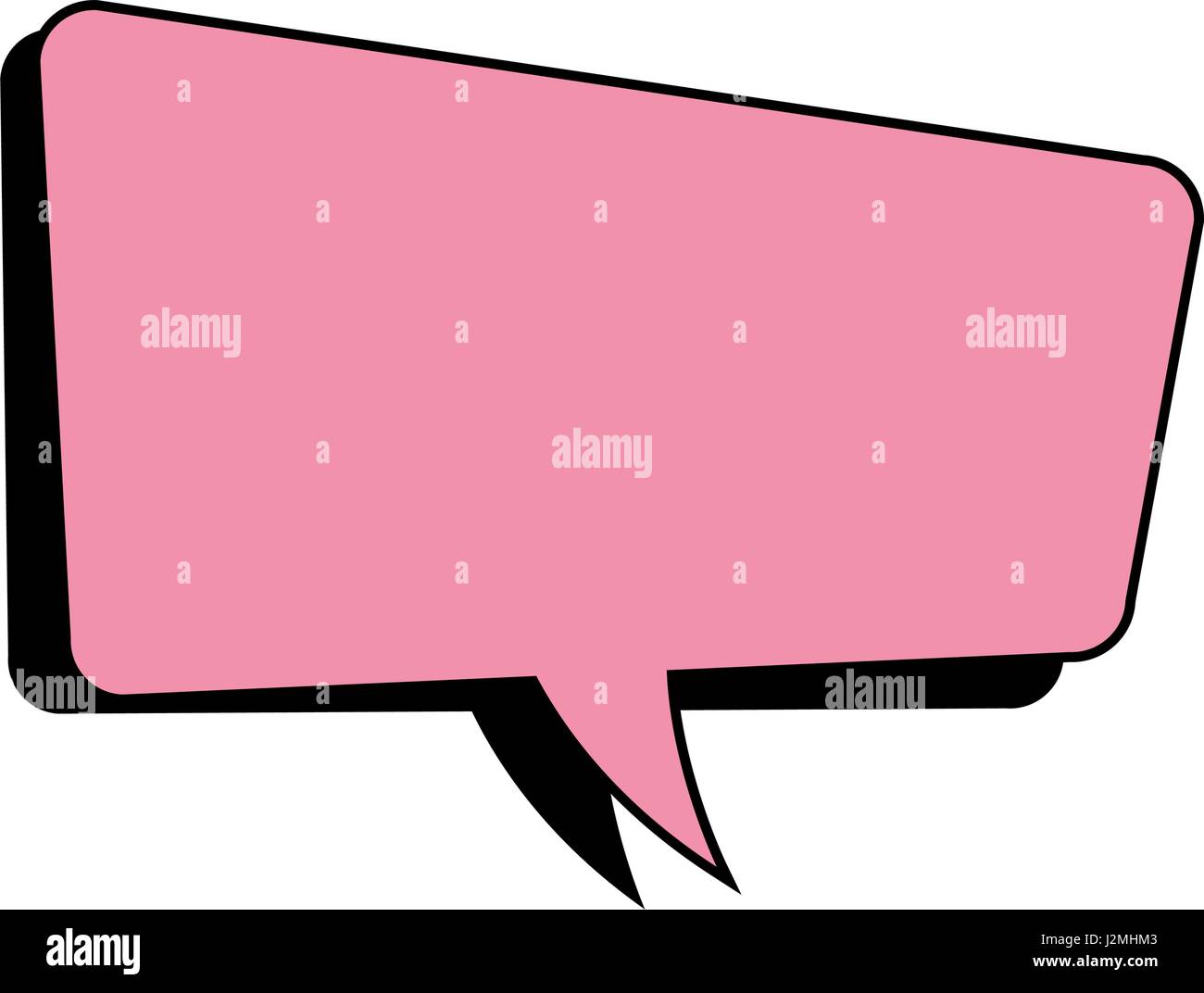 pink speech bubble dialog comic Stock Vector Image & Art - Alamy