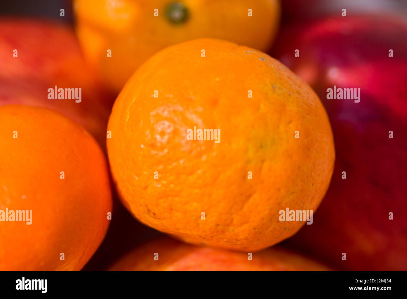 Basket of fruit Stock Photo