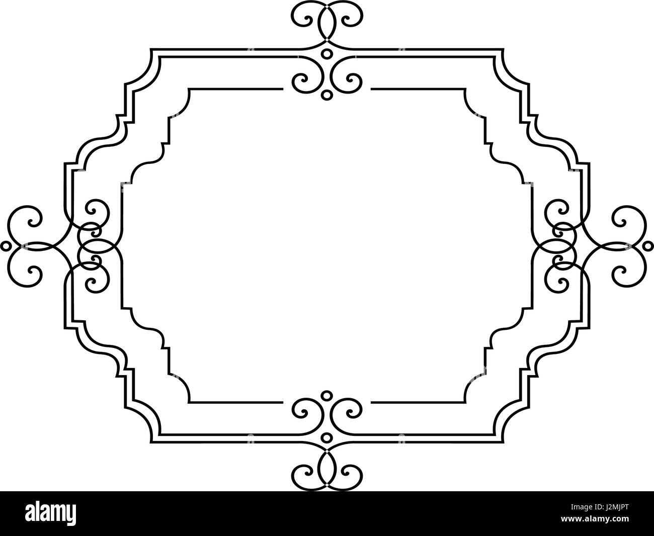 Frame vector hi-res stock photography and images - Alamy