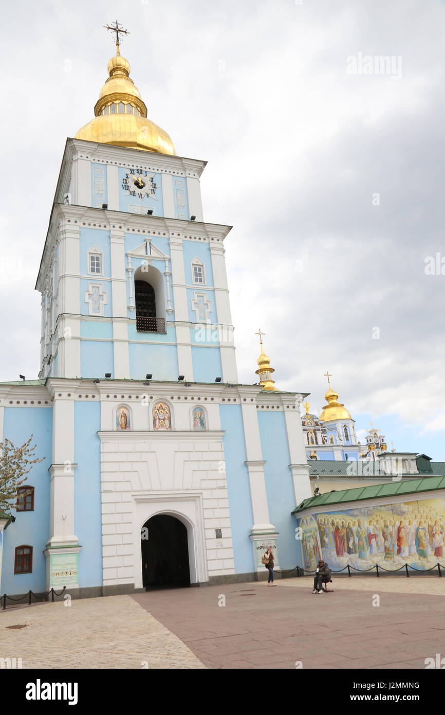 Kiev, Ukrane, St. Michael's Golden-Domed Monastery Stock Photo