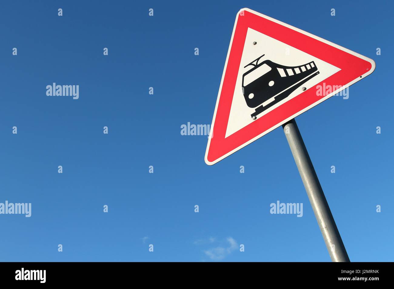 German Railroad Crossing Sign High Resolution Stock Photography And Images Alamy