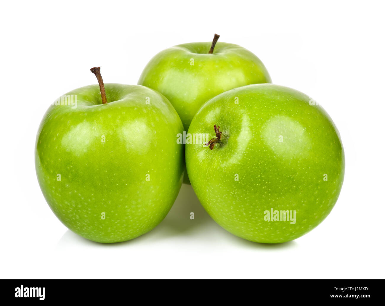 Green apple isolated on the white background Stock Photo - Alamy