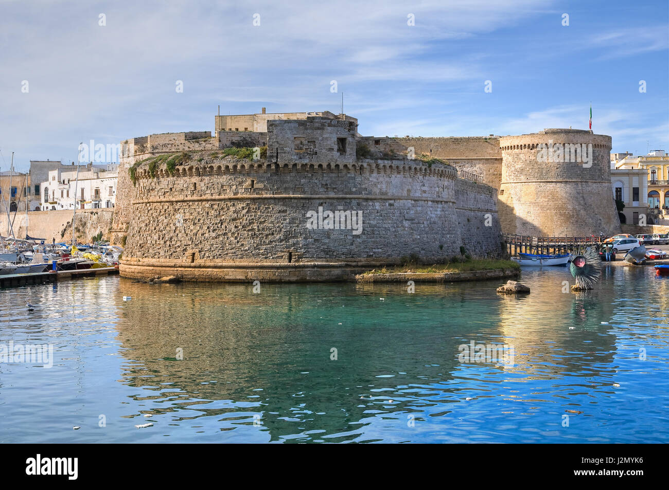 Angevine-Aragonese Castle. Gallipoli. Puglia. Italy Stock Photo - Alamy