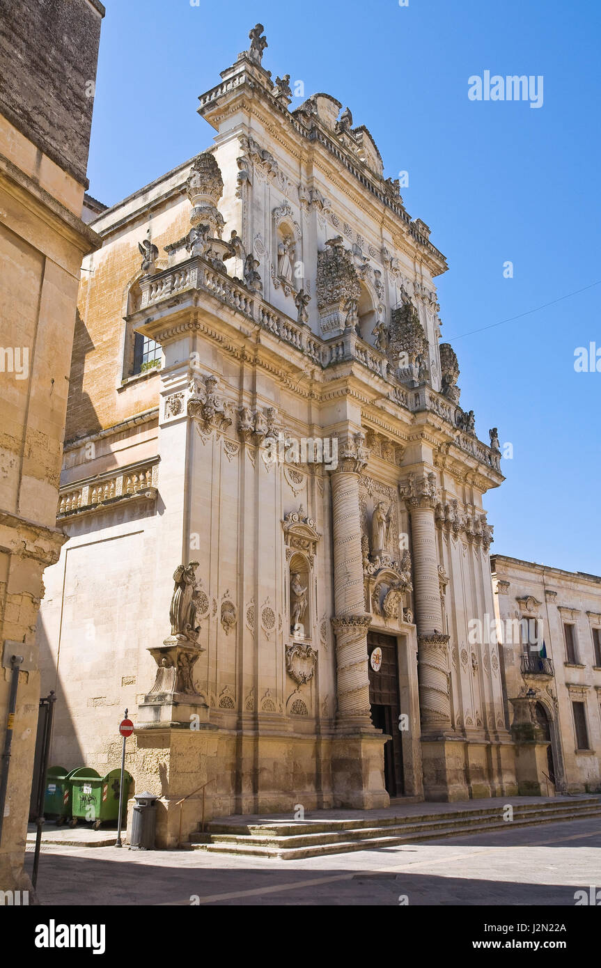 basilica-church-of-st-giovanni-battista-lecce-puglia-italy-stock