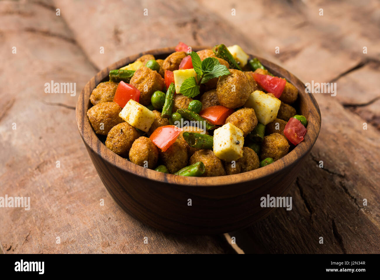 Soya chunks 65 or soya chunk fry is a healthy snack, easy to cook