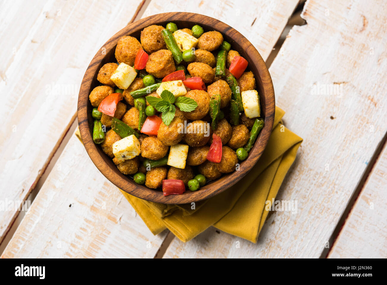 Soya chunks 65 or soya chunk fry is a healthy snack, easy to cook