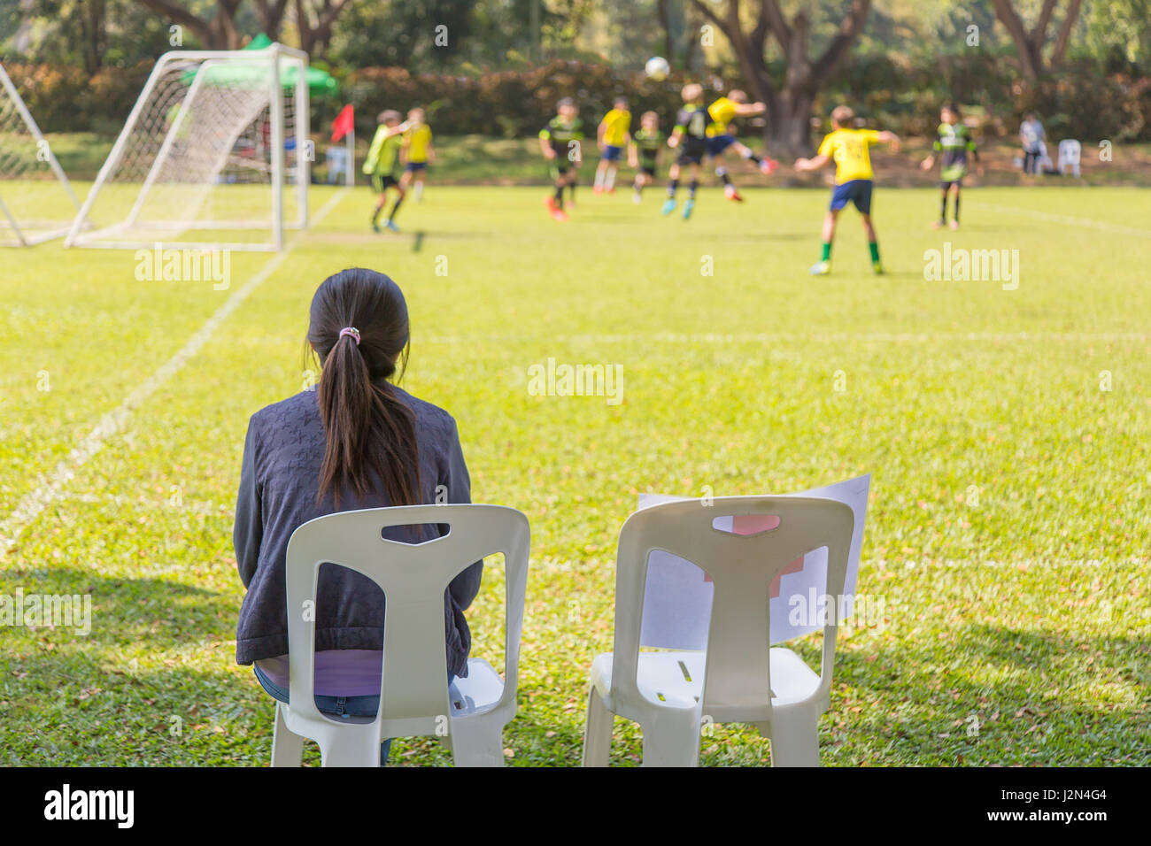 Soccer Spectating Soccer spectator school hi-res stock photography and images - Alamy