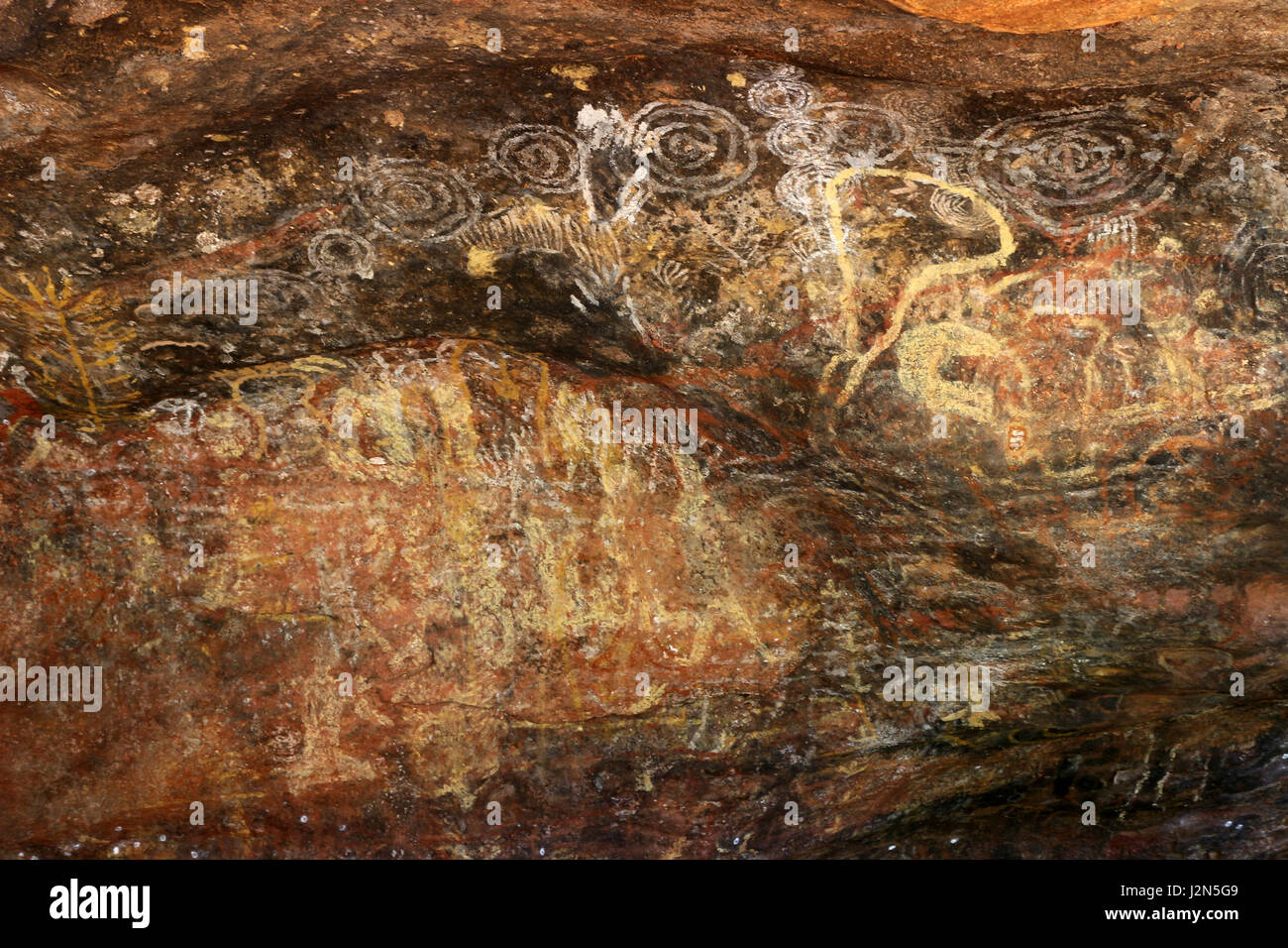 Nt Rocks northern territory aboriginal rock art close up Stock Photo - Alamy