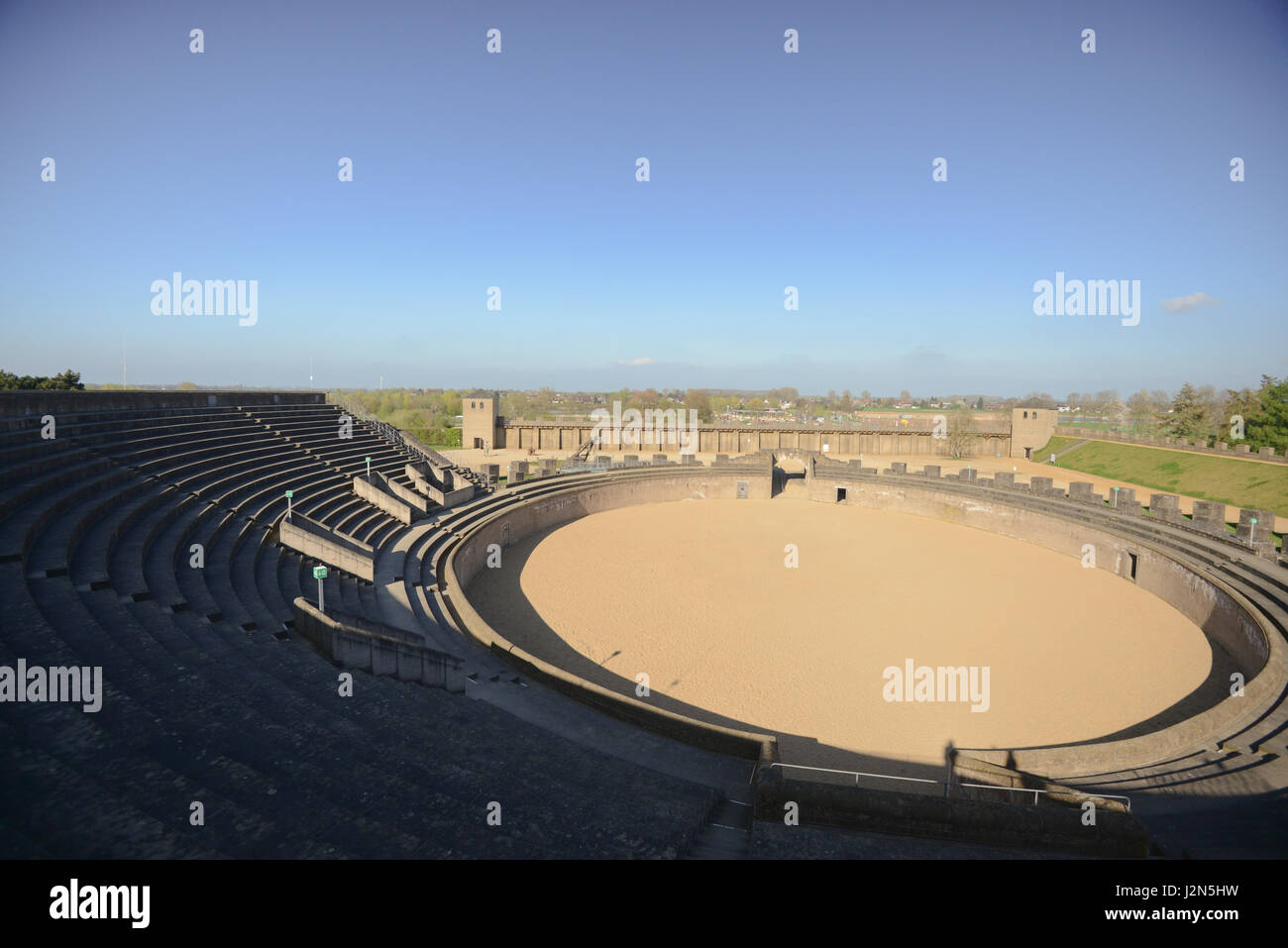 colosseum xanten (amphitheater) Stock Photo