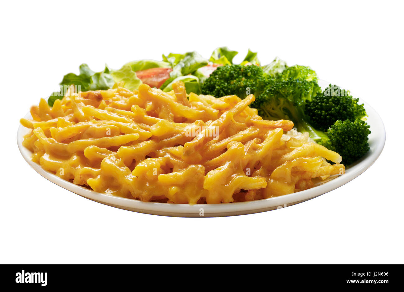 Macaroni and cheese Stock Photo