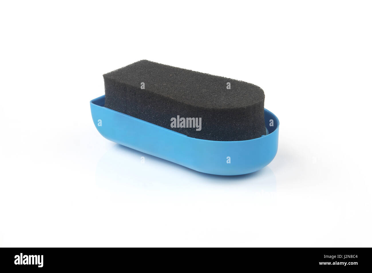 Shoe shine sponge with Shoe Stock Photo Alamy