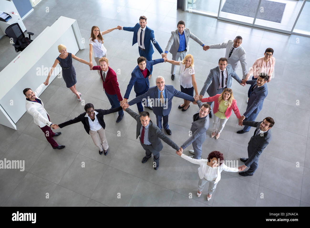 Social network, connections between people from all around the world Stock Photo