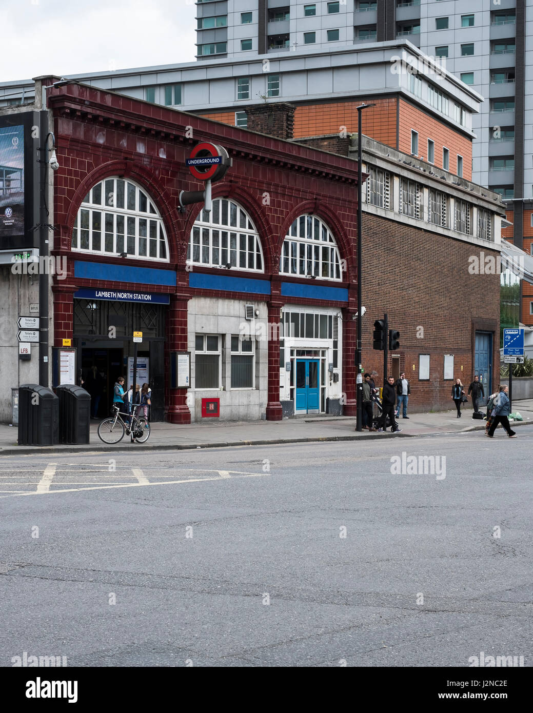 Lambeth North station Stock Photo