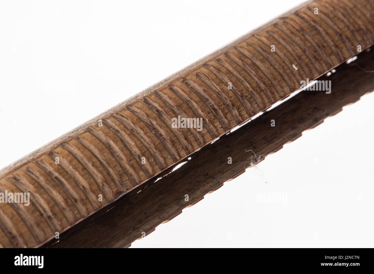 Handmade African music instrument isolated on white background Stock ...