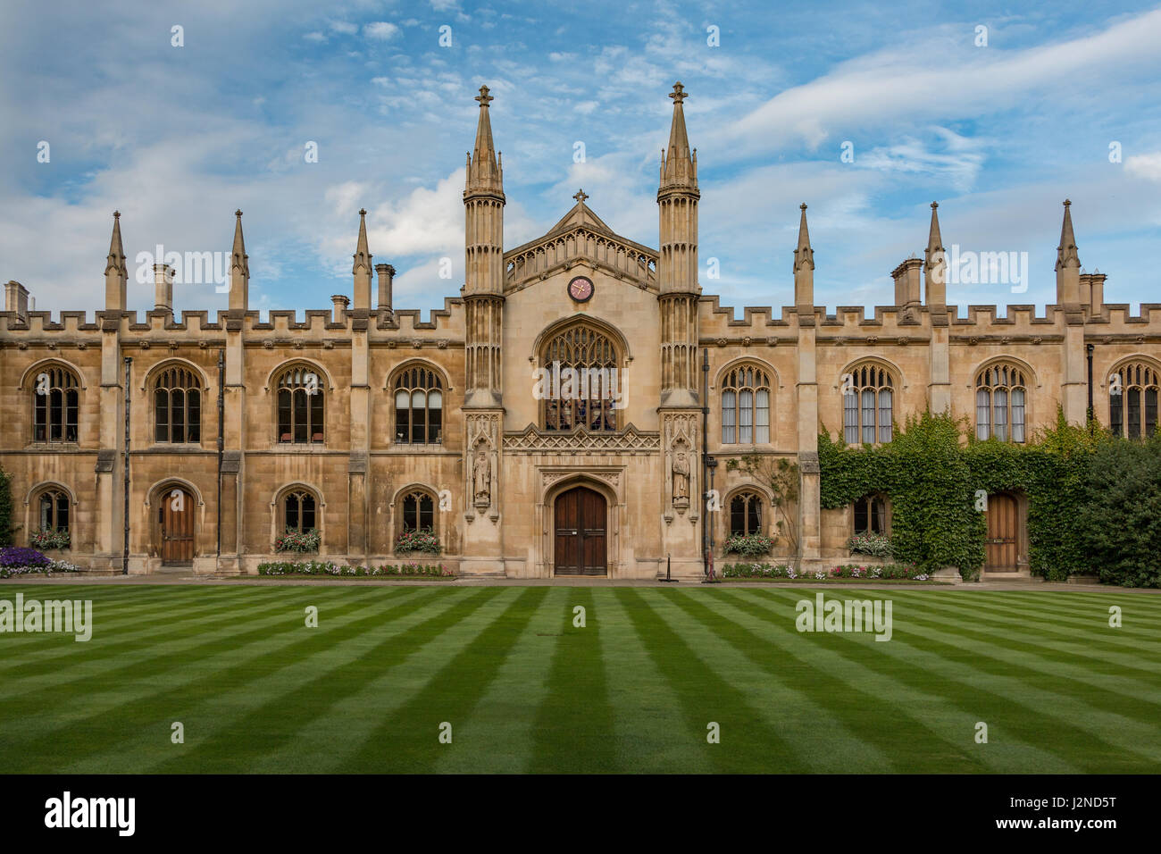 Corpus Christi College of Cambridge University Stock Photo