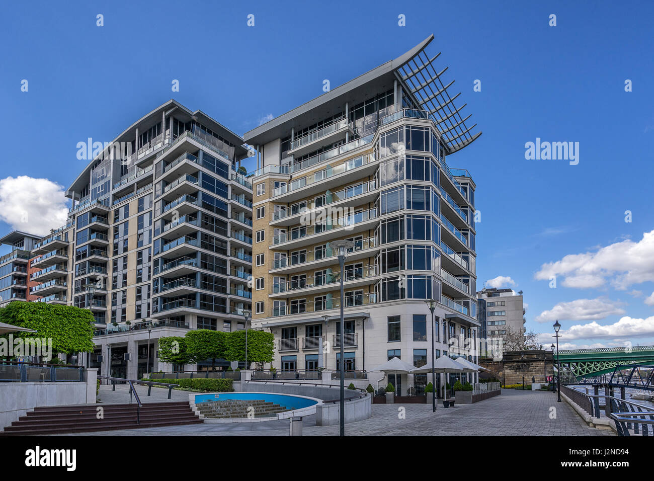 Imperial Wharf on Chelsea Harbour in west London Stock Photo Alamy