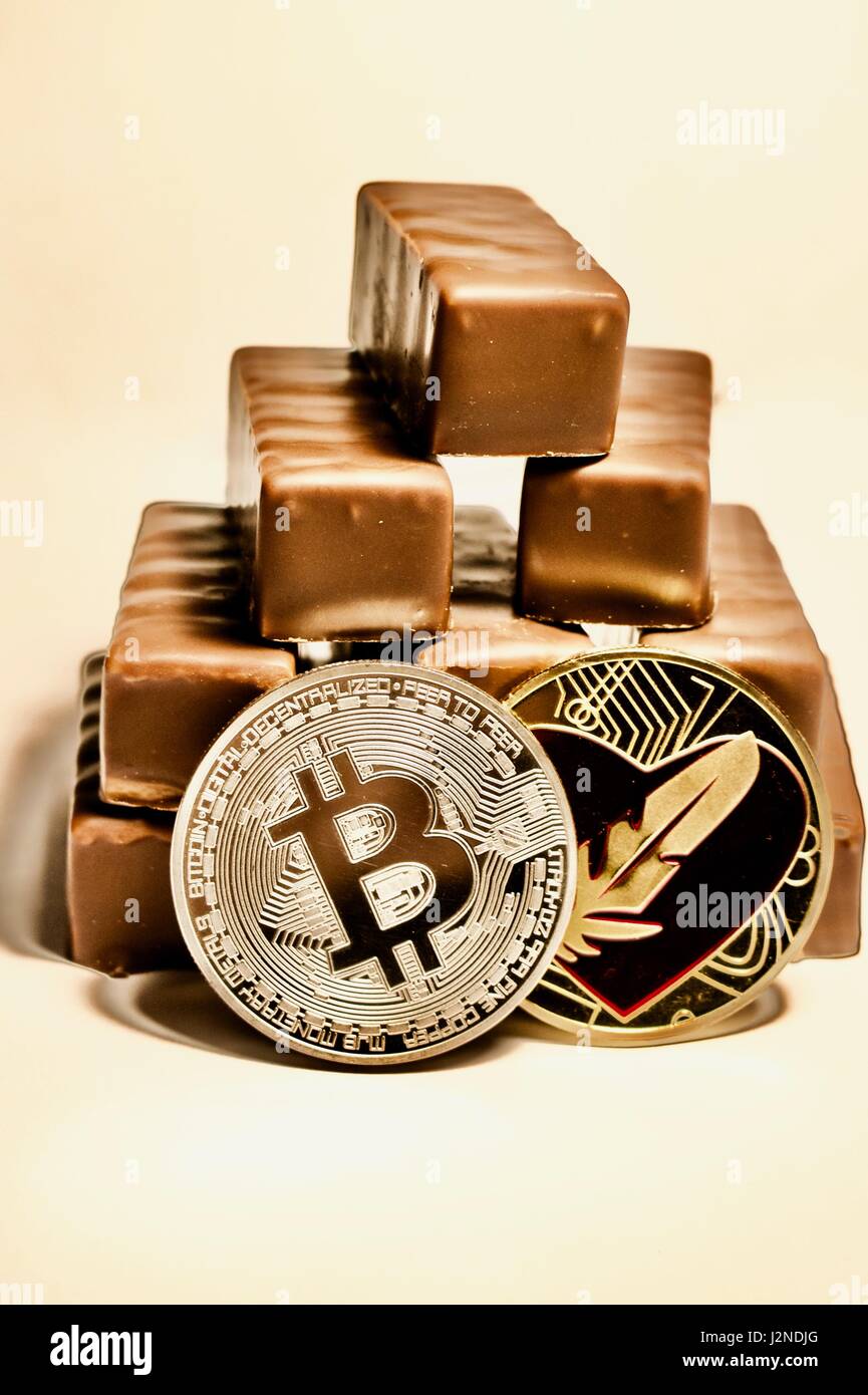 Bitcoin chocolates hi-res stock photography and images - Alamy