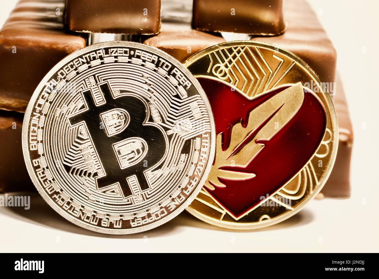 Bitcoin chocolate hi-res stock photography and images - Alamy