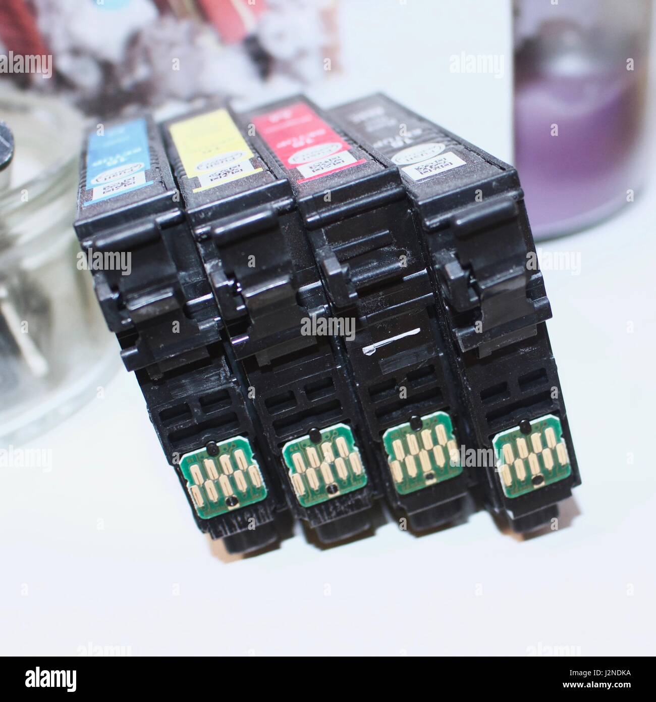 Paint cyan magenta yellow black hi-res stock photography and images - Alamy