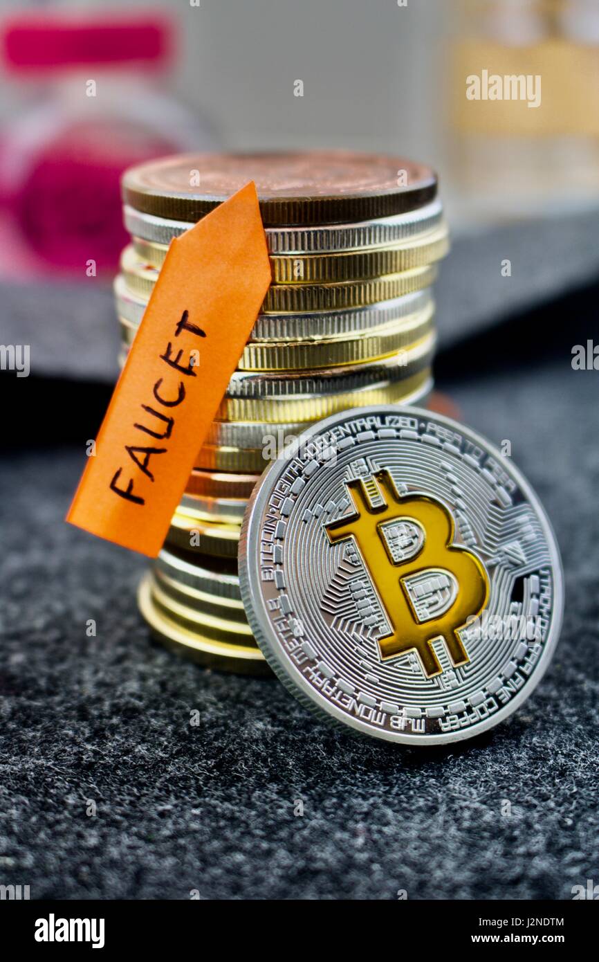 Btc faucet hi-res stock photography and images - Alamy