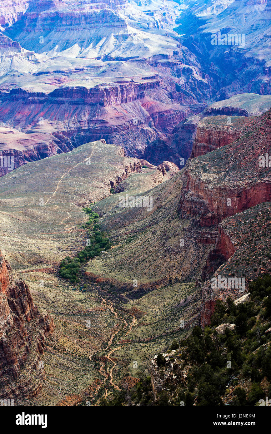 Scenic view of the Grand Canyon Stock Photo