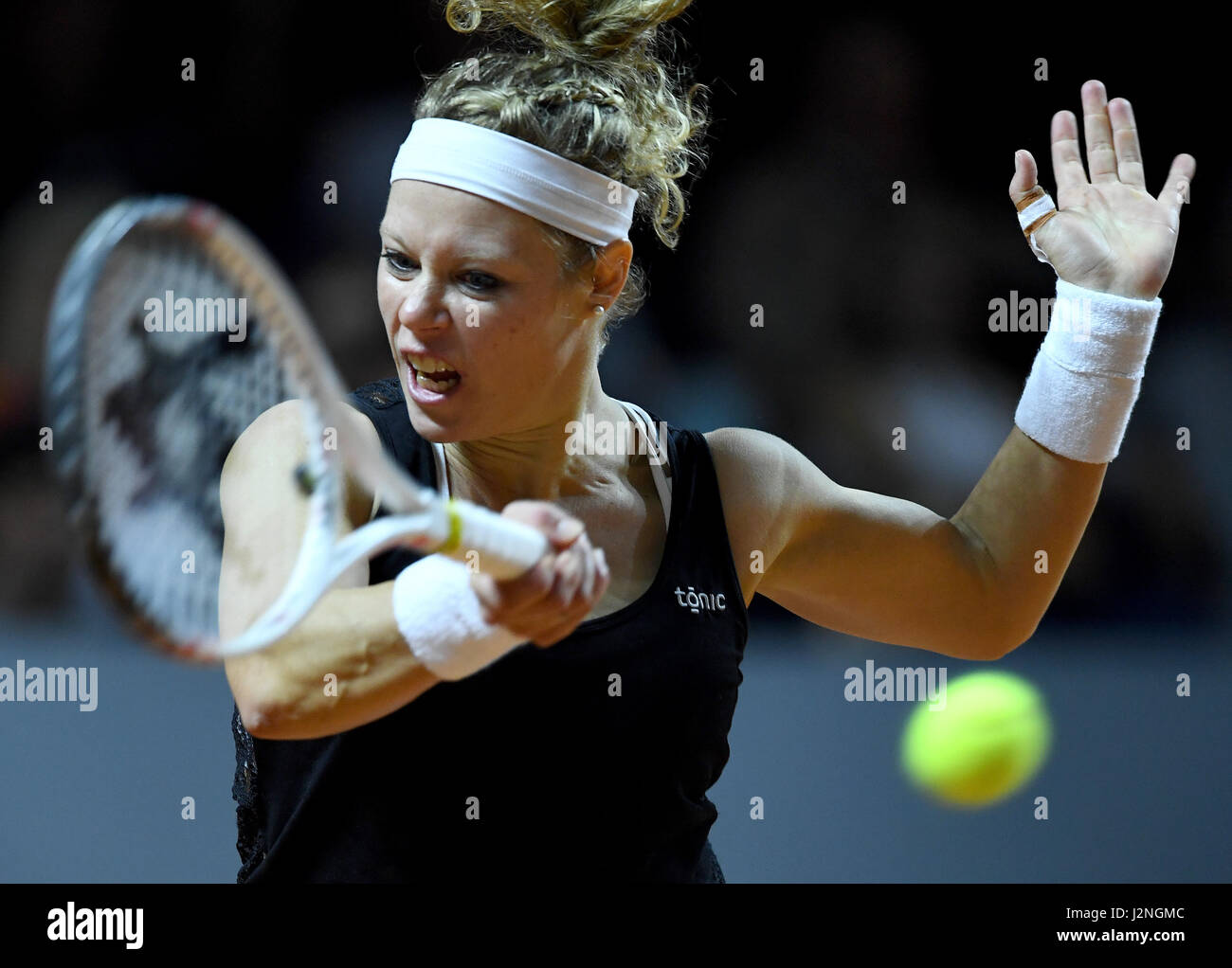 Stuttgart Germany 29th Apr 2017 German Tennis Player Laura Stock Photo Alamy