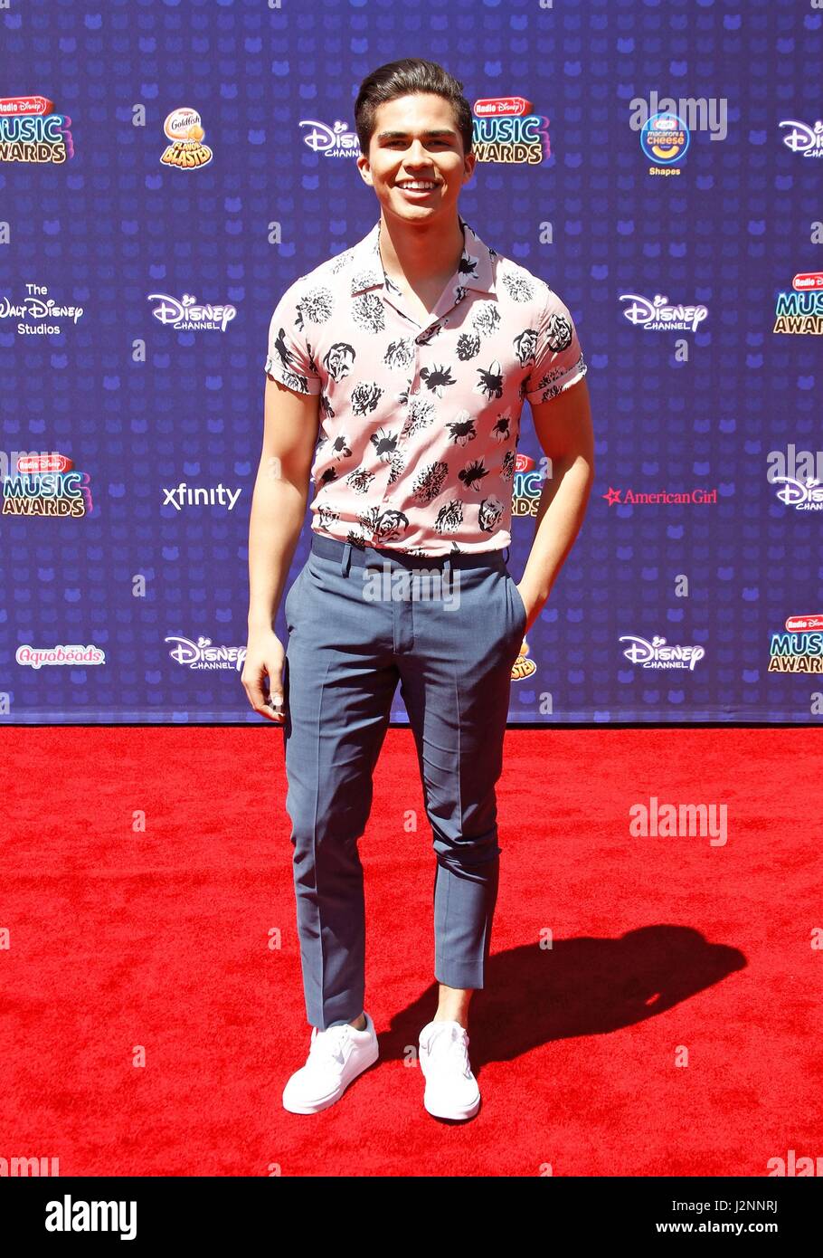Los Angeles, CA, USA. 29th Apr, 2017. Alex Aiono at arrivals for Radio  Disney Music Awards -