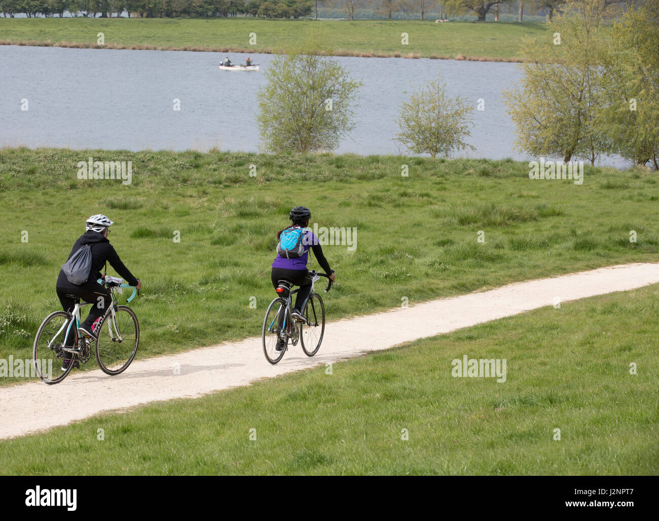 Rutland,UK,30th April 2017,Bluebell walk and cycle ride takes place in