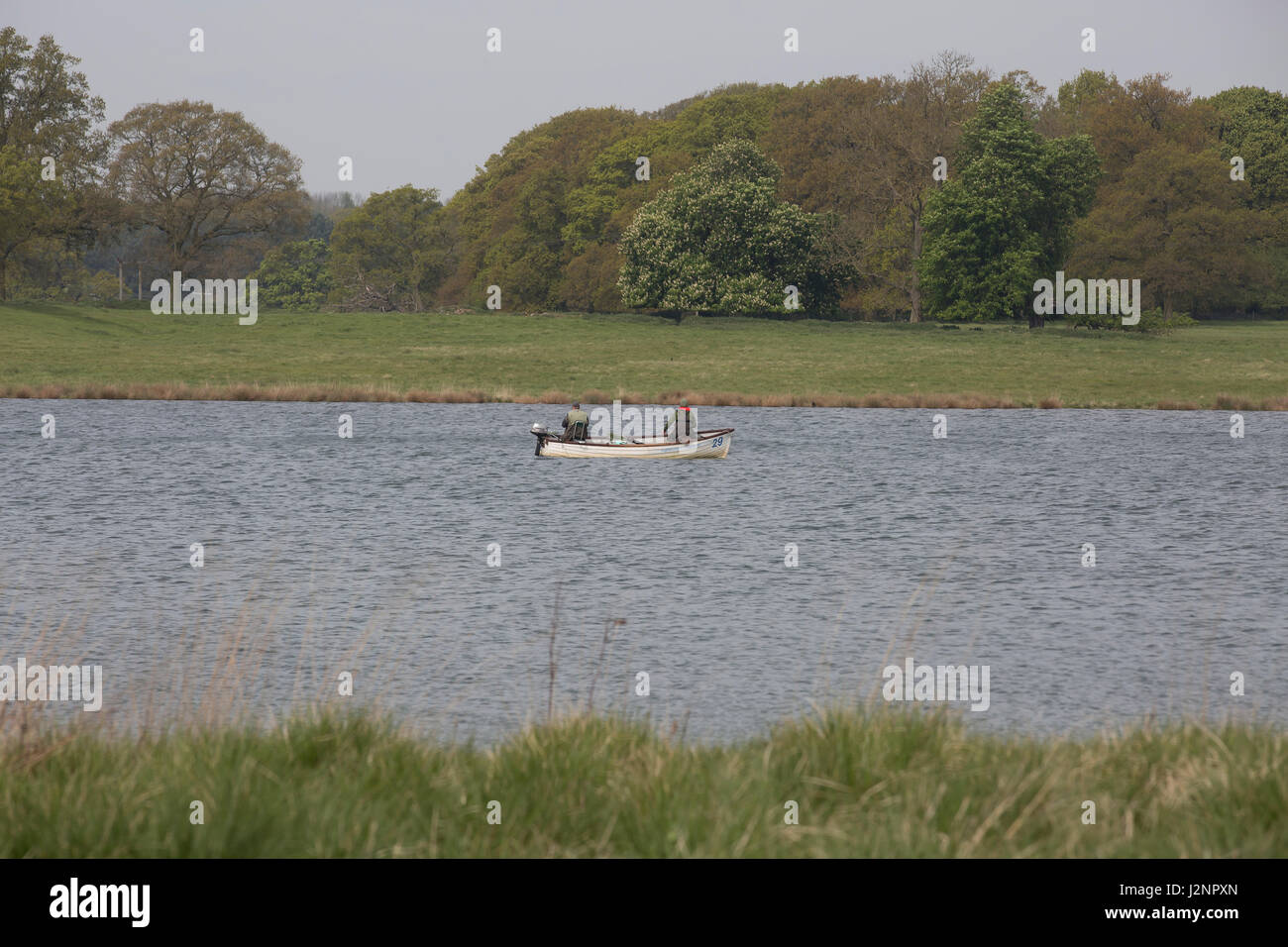 Boat Rowing Rutland Fishing boat rutland water rutland hi-res stock photography and images ...